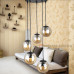 Люстра подвесная Loft 756PR150F-5 (300) черный