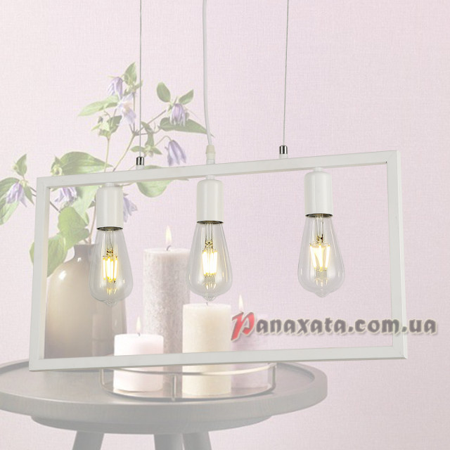 Світильник підвісний Loft 909XL1402-3 білий