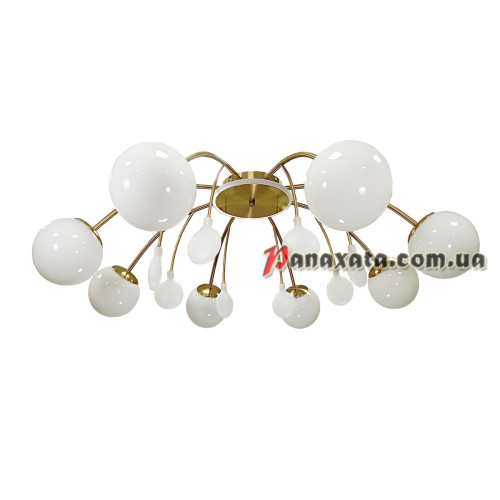 Люстра стельова LED 9098075-8 бронза 7W