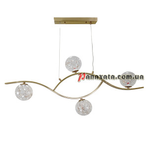 Люстра подвесная LED 9098078-4 бронза 17W