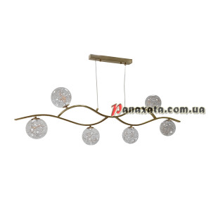 Люстра подвесная LED 9098078-6 бронза 20W