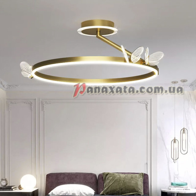 Люстра потолочная LED 918VP104 23W бронза