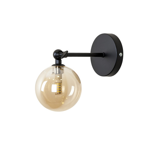 Бра с бронзовым плафоном 761W100F-1 BK+BR