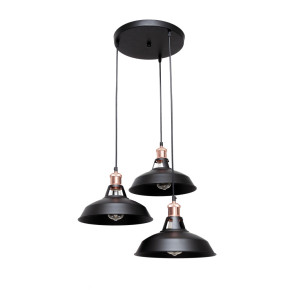 Люстра подвесная Loft 7526857F2-3 черная (300)