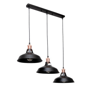 Люстра подвесная Loft 7526857F2-3 черная (500)