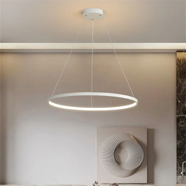 Люстра подвесная на одно кольцо 7529832-1 WHITE LED (800)