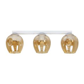 Люстра стельова 756XPR0231F-3 WH+BR (500)