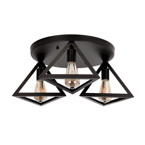 Люстра стельова Loft 756XPR220F-3 BK (400)