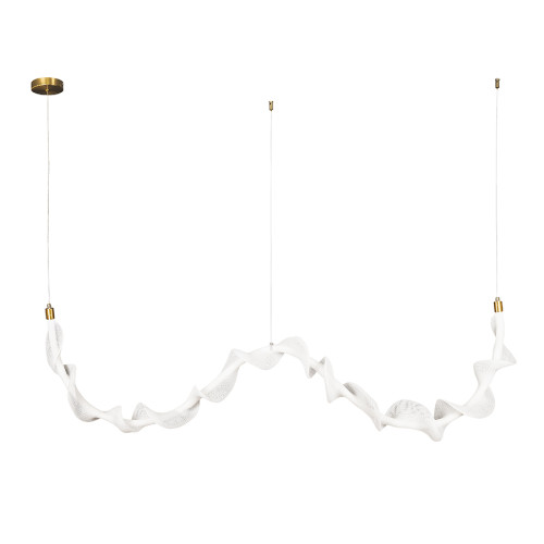 Люстра подвесная светодиодная Levistella LED 7813087 AB бронза