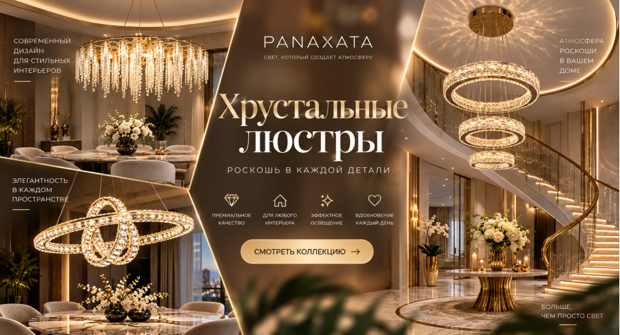 Хрустальные люстры
