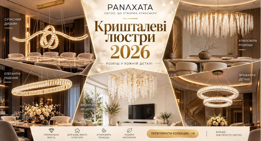 Кришталеві люстри