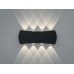 Архітектурне фасадне бра чорне 8W LED на 8 променів IP67 DFB-8622-8BK