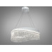Підвісна кришталева LED люстра біла 58W DI P7027/D500WH