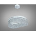Підвісна кришталева LED люстра біла 58W DI P7027/D500WH