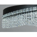 Підвісна кришталева LED люстра чорна 68W DI  P7027/D600BK