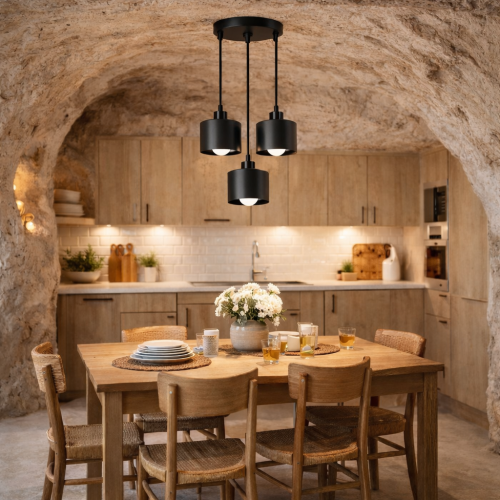 Люстра підвісна Loft 752187F-3 BK (300)