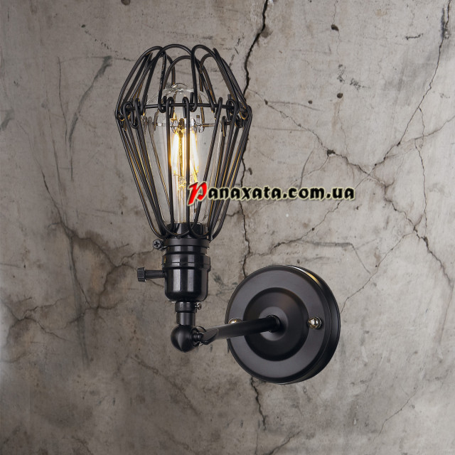 Бра настенная Loft 707W130-1 BK