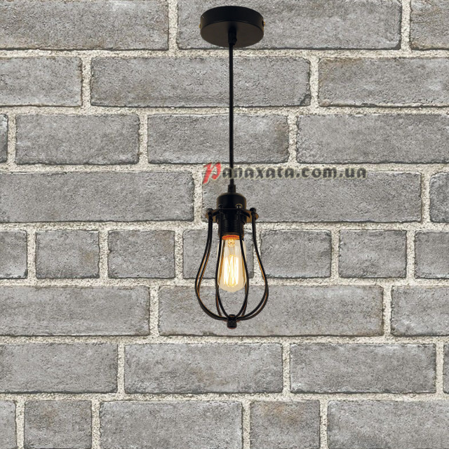 Люстра подвесная Loft 720P4033-1 BK
