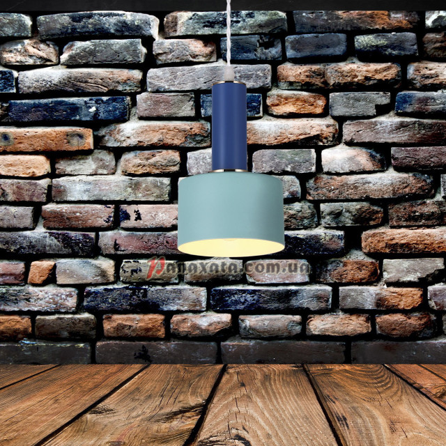 Люстра подвесная Loft 7529517-1 blue-indigo (d130)