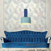 Люстра подвесная Loft 7529517-1 blue-indigo (d130)