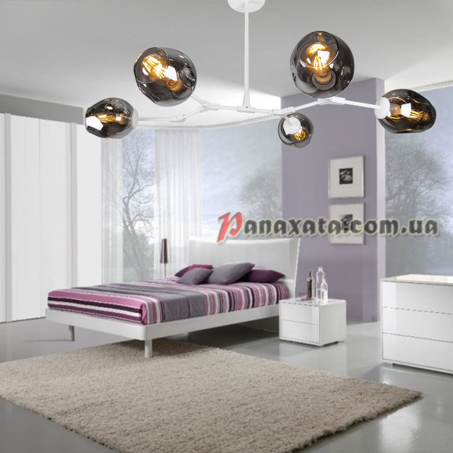 Люстра Loft Molecule 0231-5 Wh