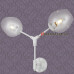 Бра настенная Loft Molecule 0231-2 Wh
