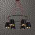 Люстра подвесная Loft 76832041-6 bk+gd