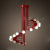 Люстра стельова Loft PAN-0000282-16 M/RED