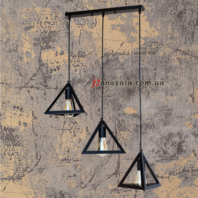 Люстра подвесная Loft 756PR220F-3 BK (500)