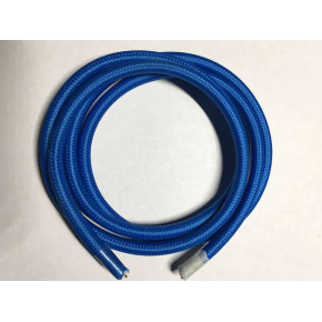 AMP кабель текстильний 2x0.75 blue