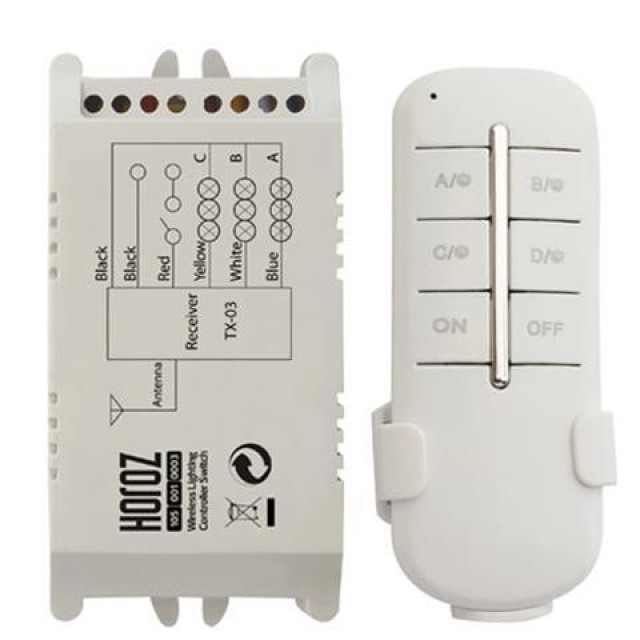 Пульт для люстр Трьолинейный max 100W Пульт для люстр Трьолинейный max 100W