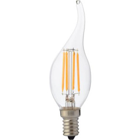Світлодіодна лампа "Filament flame - 4" 4W свічка на вітрі Е14 4200К
