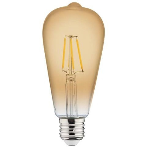 Лампа вінтажна світлодіодна (ретро) "RUSTIC VINTAGE-6" 6W Filament led 2200К E27