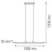 Люстра LED "CAMEL-24" 24W 4000K (хром)