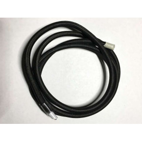 AMP кабель текстильний 2x0.75 black
