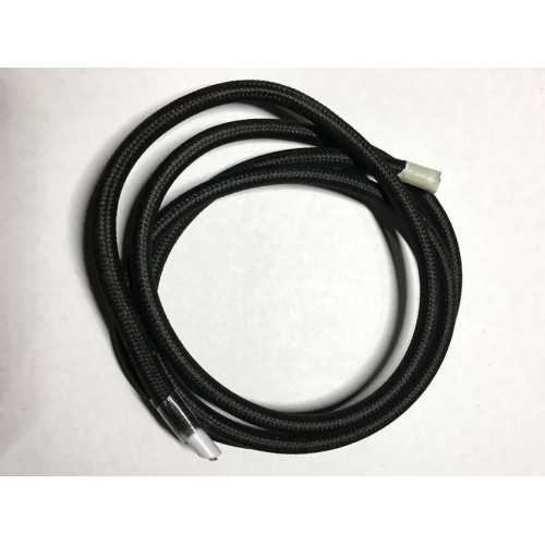 AMP кабель текстильний 2x0.75 black