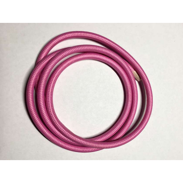 AMP кабель текстильний 2x0.75 pink