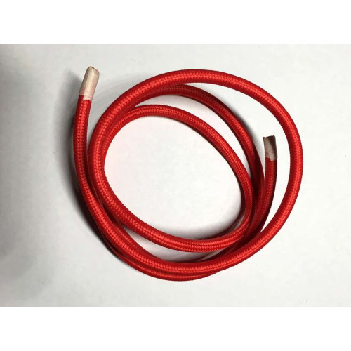 AMP кабель текстильний 2x0.75 red