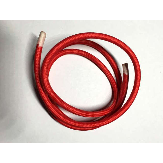 AMP кабель текстильний 2x0.75 red