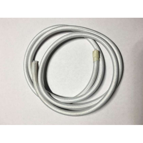 AMP кабель текстильний 2x0.75 white