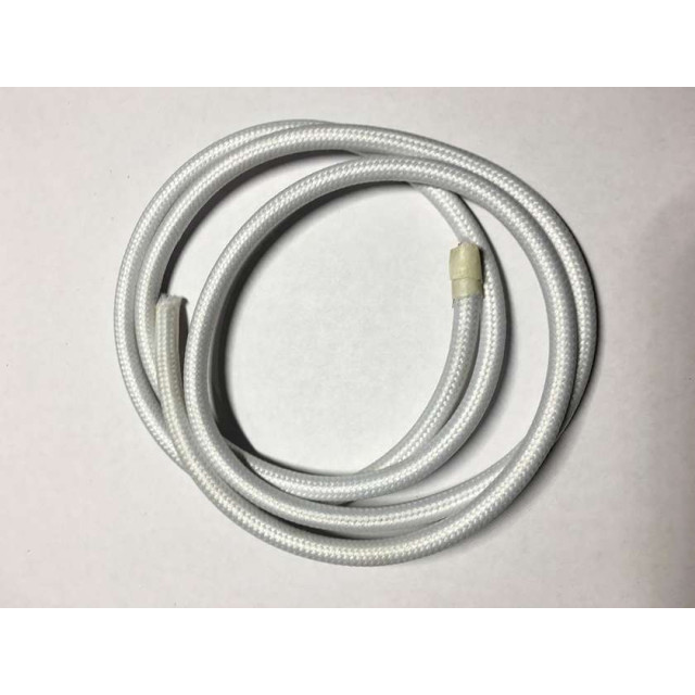 AMP кабель текстильний 2x0.75 white