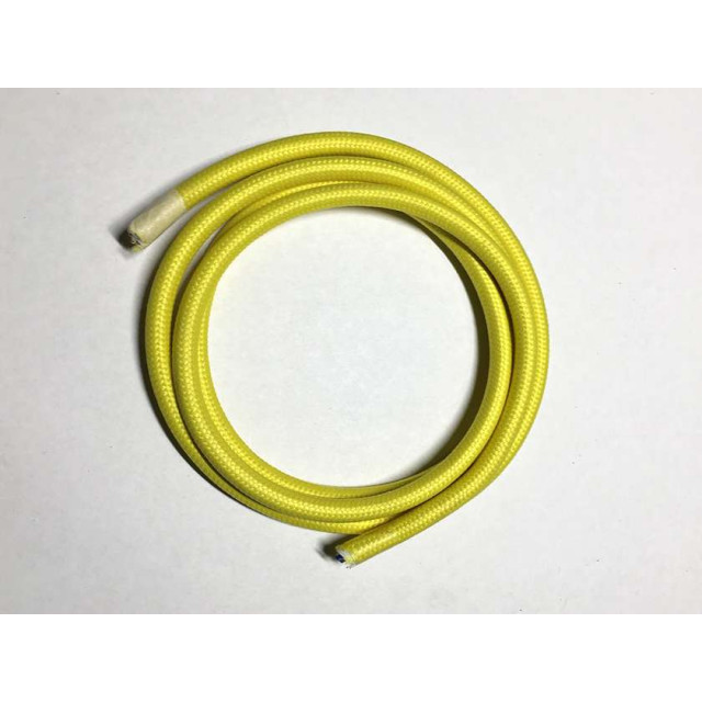 AMP кабель текстильний 2x0.75 yellow
