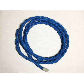 AMP кабель текстильний звитий 2x0.75 blue