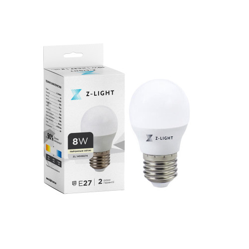 Лампа The Light 1001 Е27 8w 4000k G45