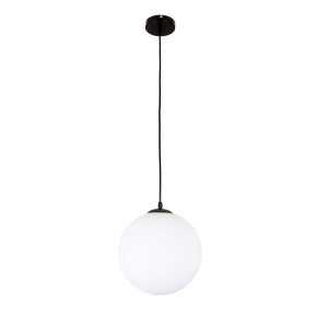 Підвісний світильник 756glass250F-1 BK+WH