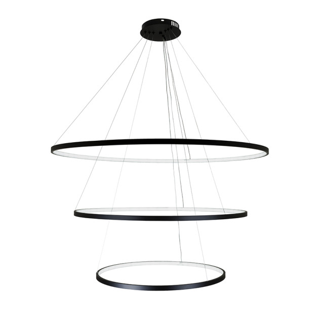 Люстра 7529832-3A BLACK LED (600+800+1000)