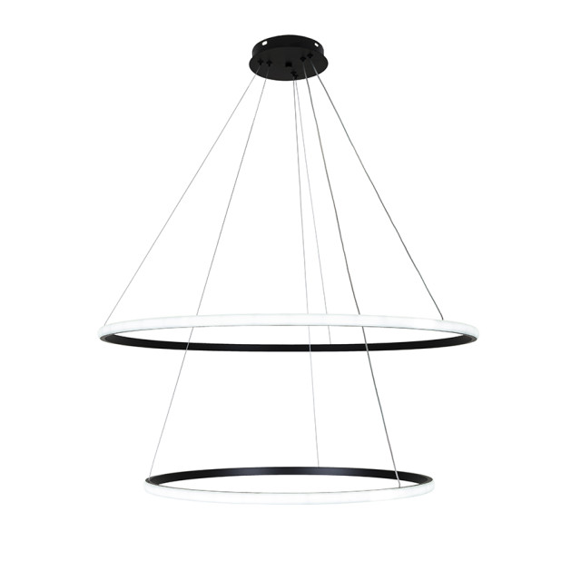 Люстра 7529833-2A BLACK LED (600+800)