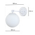 Бра 756WPR150F-1 WH+WH
