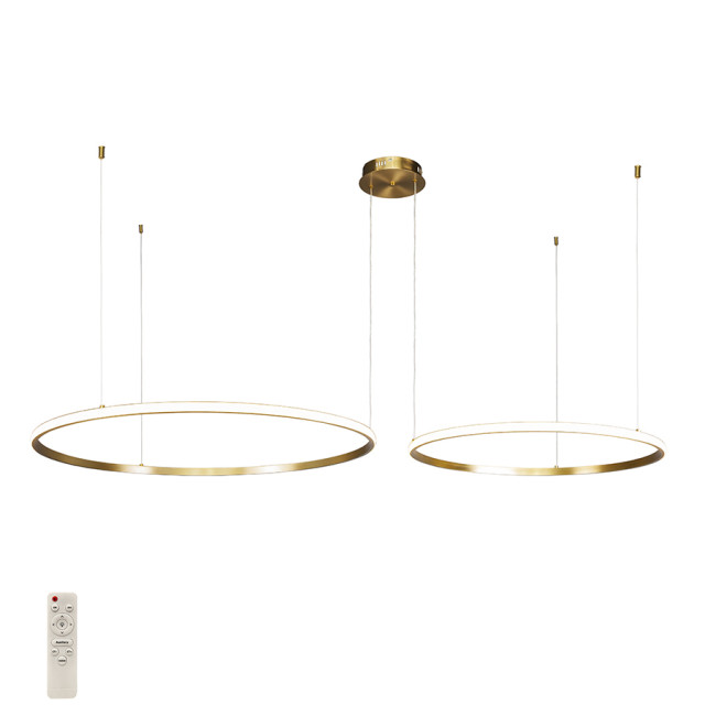 Люстра 7529833-2B BRONZE LED (600+800)