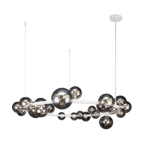 Люстра 918LP267-24 WH+BK